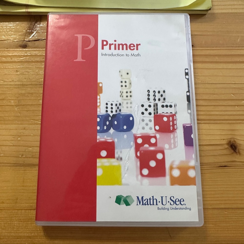 Math-U-See Primer Introduction to Math DVD Demme Learning Homeschool Curriculum
